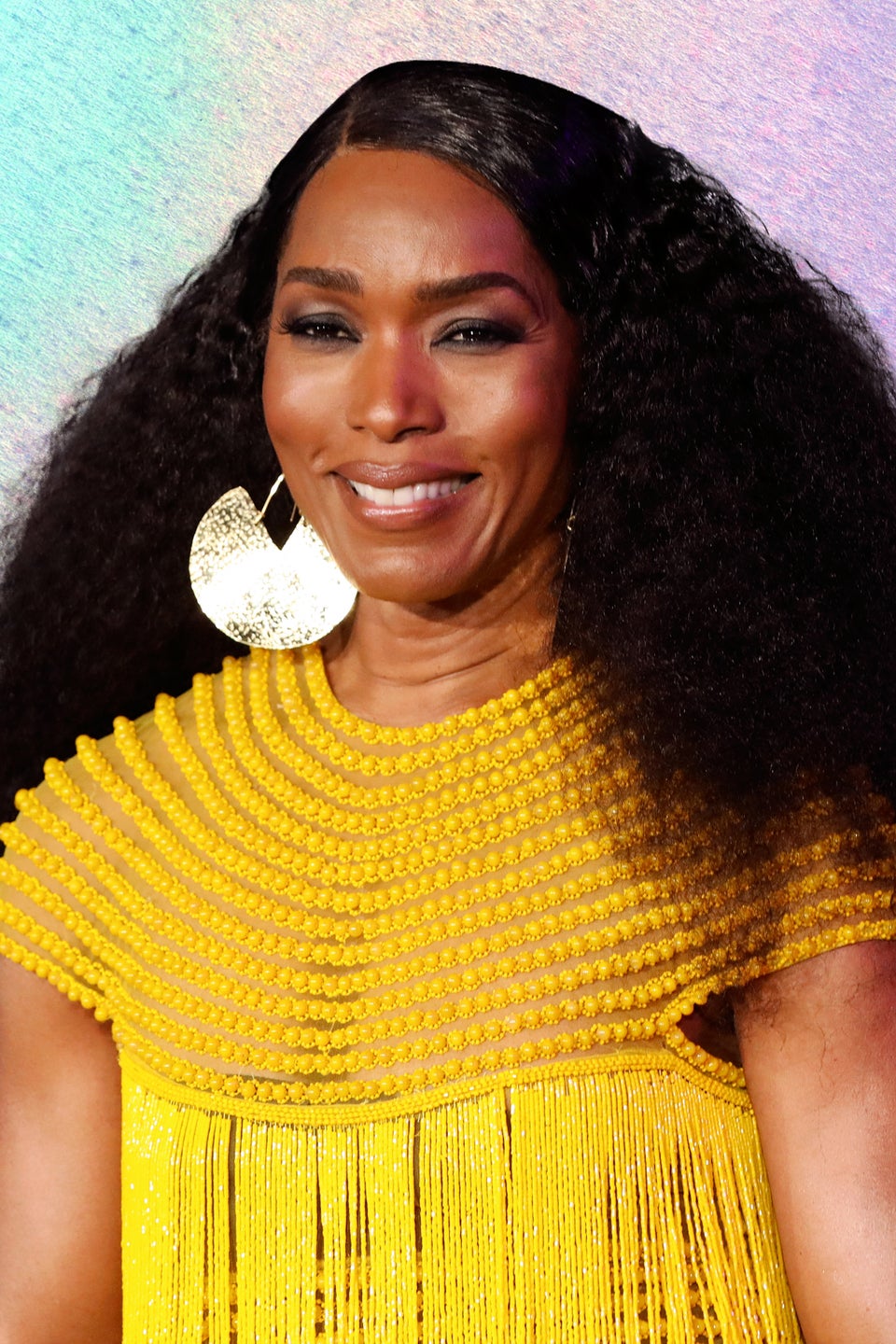 Angela Bassett Glows on the Black Panther Red Carpet